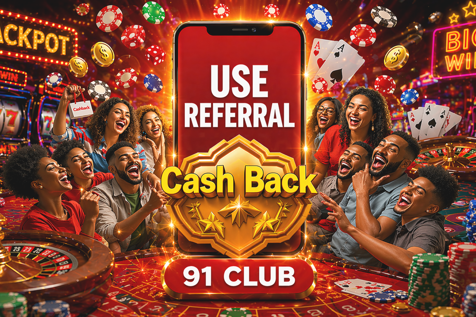 Referral rewards section